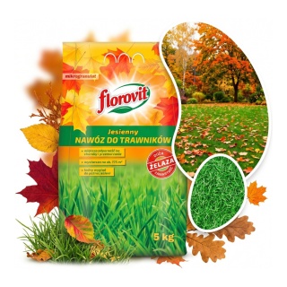 Nawóz Do Trawy Jesienny Mineralny Granulat 5kg Florovit