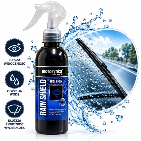 Niewidzialna Wycieraczka do Szyb Samochodowych Powłoka Hydrofobowa 200 ml Motorynka