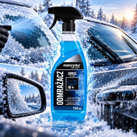 Odmrażacz do Szyb Samochodowych -40°C 750 ml Motorynka Orkus