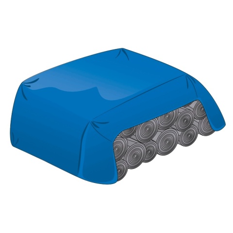 Plandeka 60g 2x4 Niebieska