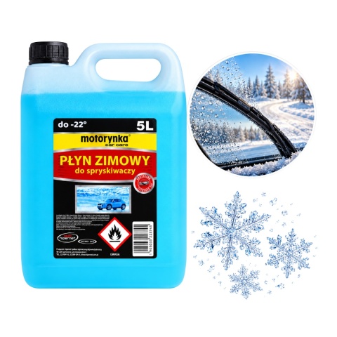 Płyn do Spryskiwaczy Samochodowych Zimowy -22°C 5l Motorynka