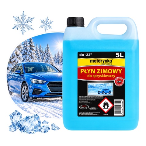 Płyn do Spryskiwaczy Samochodowych Zimowy -22°C 5l Motorynka