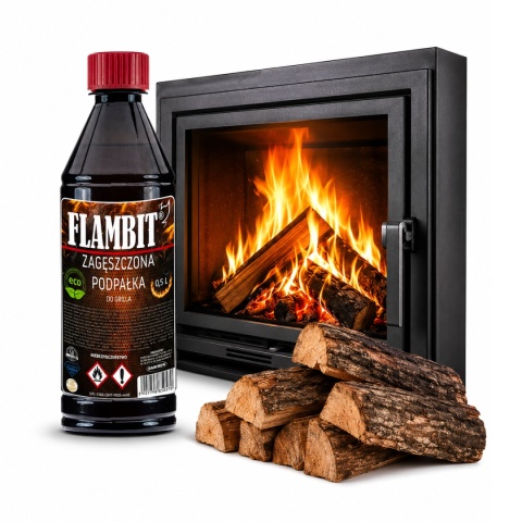 Podpałka Zagęszczona w Żelu do Grilla i Kominka 0,5L Flambit