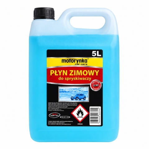 Zimowy Płyn do Spryskiwaczy Samochodowych -22°C 5l Motorynka