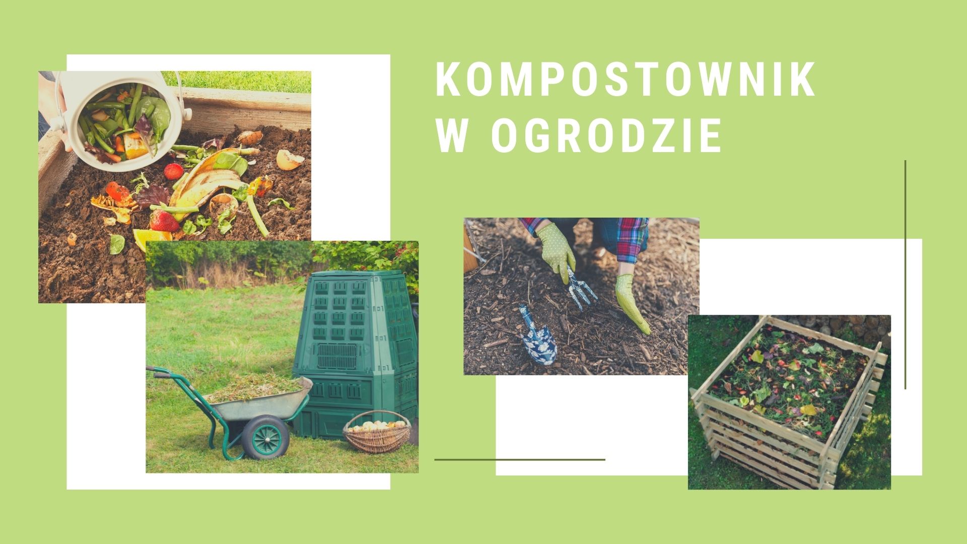 Kompostowanie w ogrodach