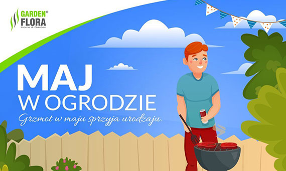 Maj w ogrodzie! - infografika