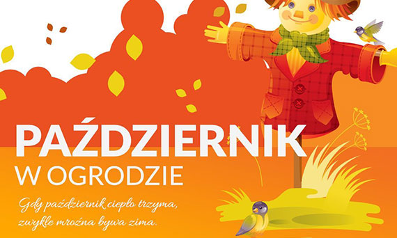 Październik w ogrodzie! - infografika