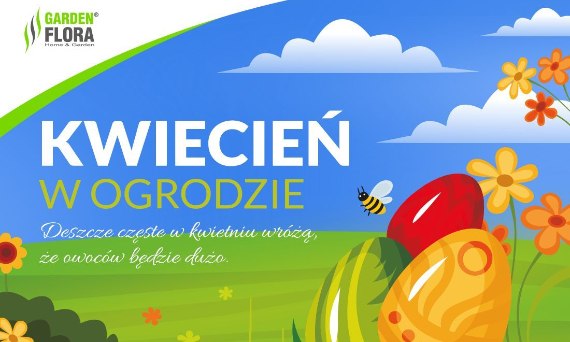 Kwiecień w ogrodzie! - infografika