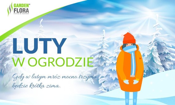 Luty w ogrodzie! - infografika