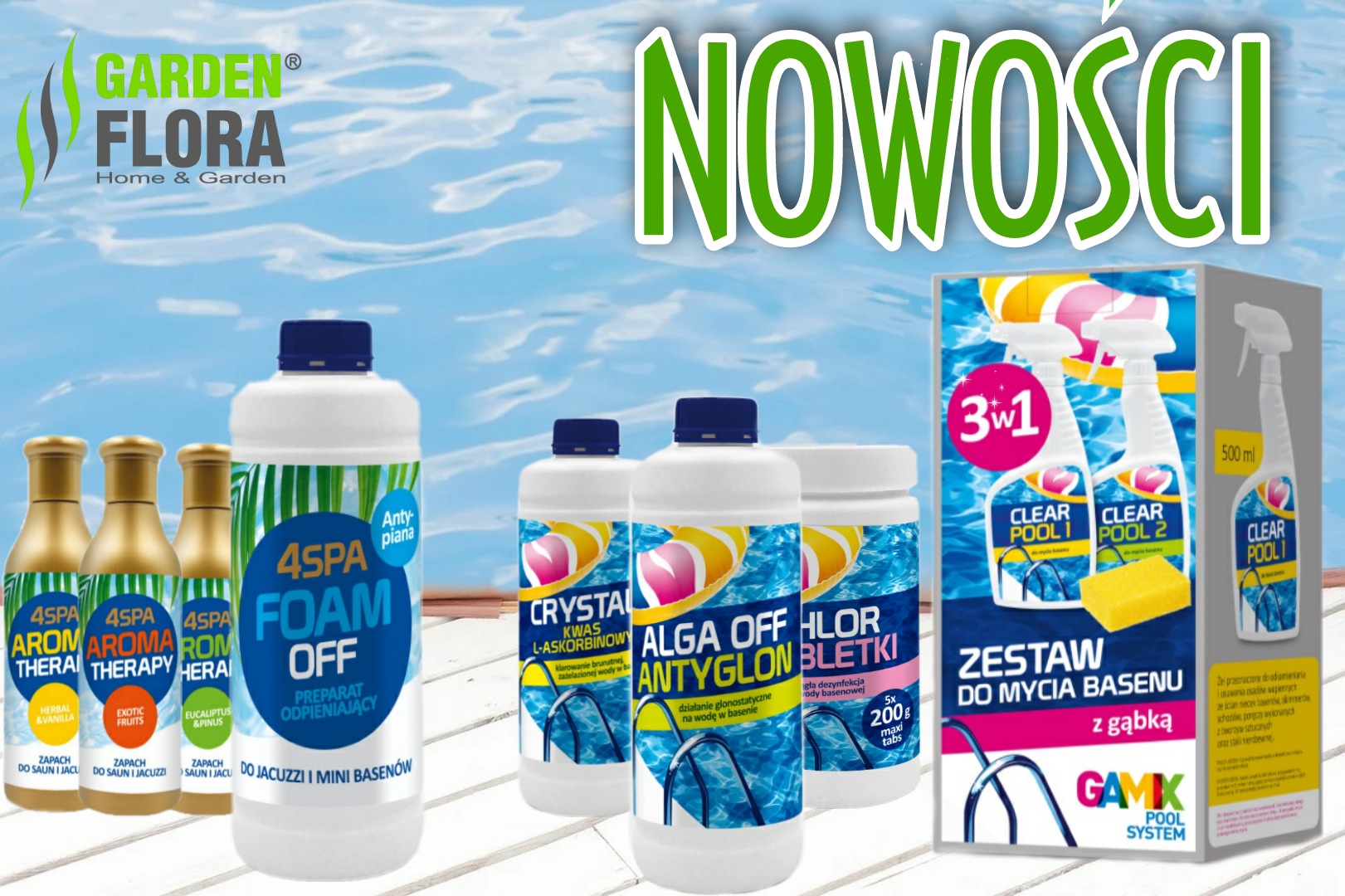GAMIX nowa chemia basenowa w GardenFlora