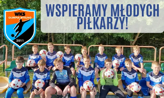 Wspieramy młodych piłkarzy - WKS Olimpia Wtelno