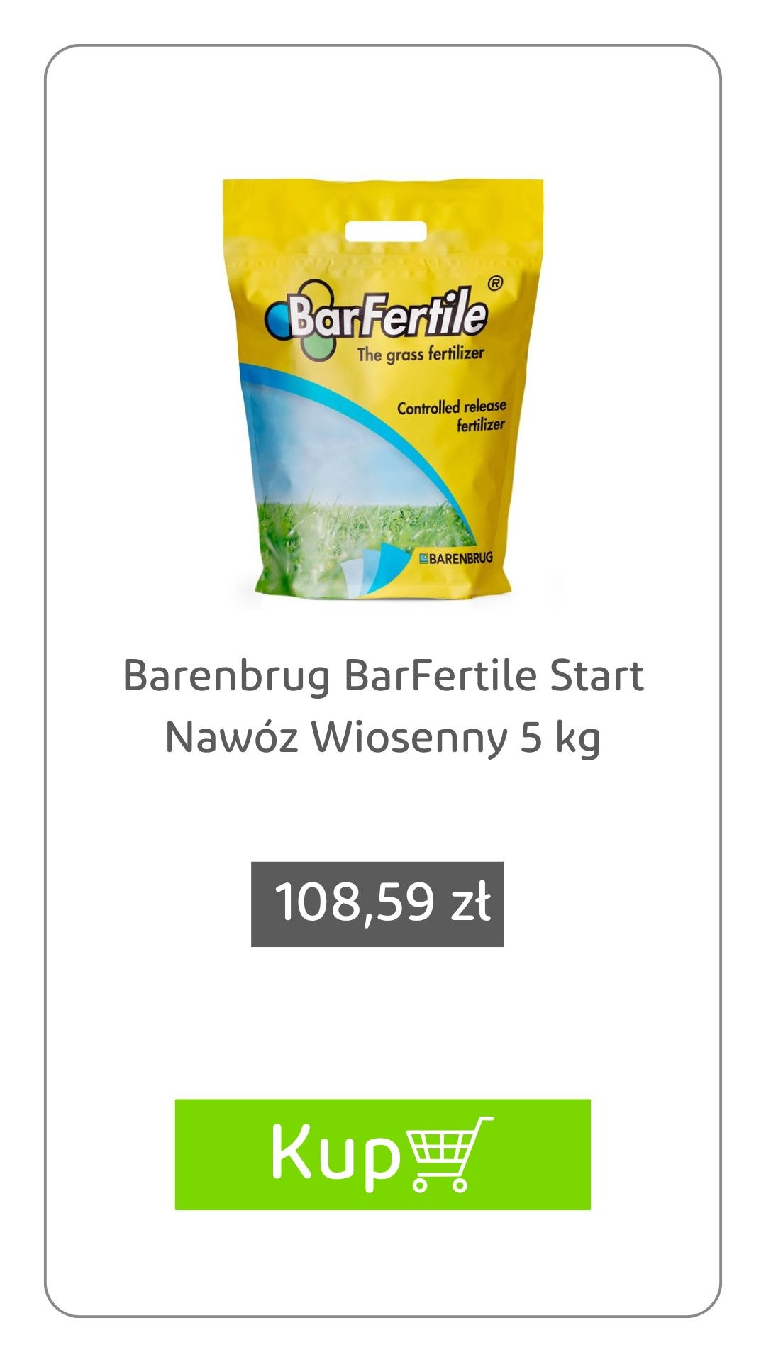 Barenbrug Nawóz Wiosenny BerFertile Start