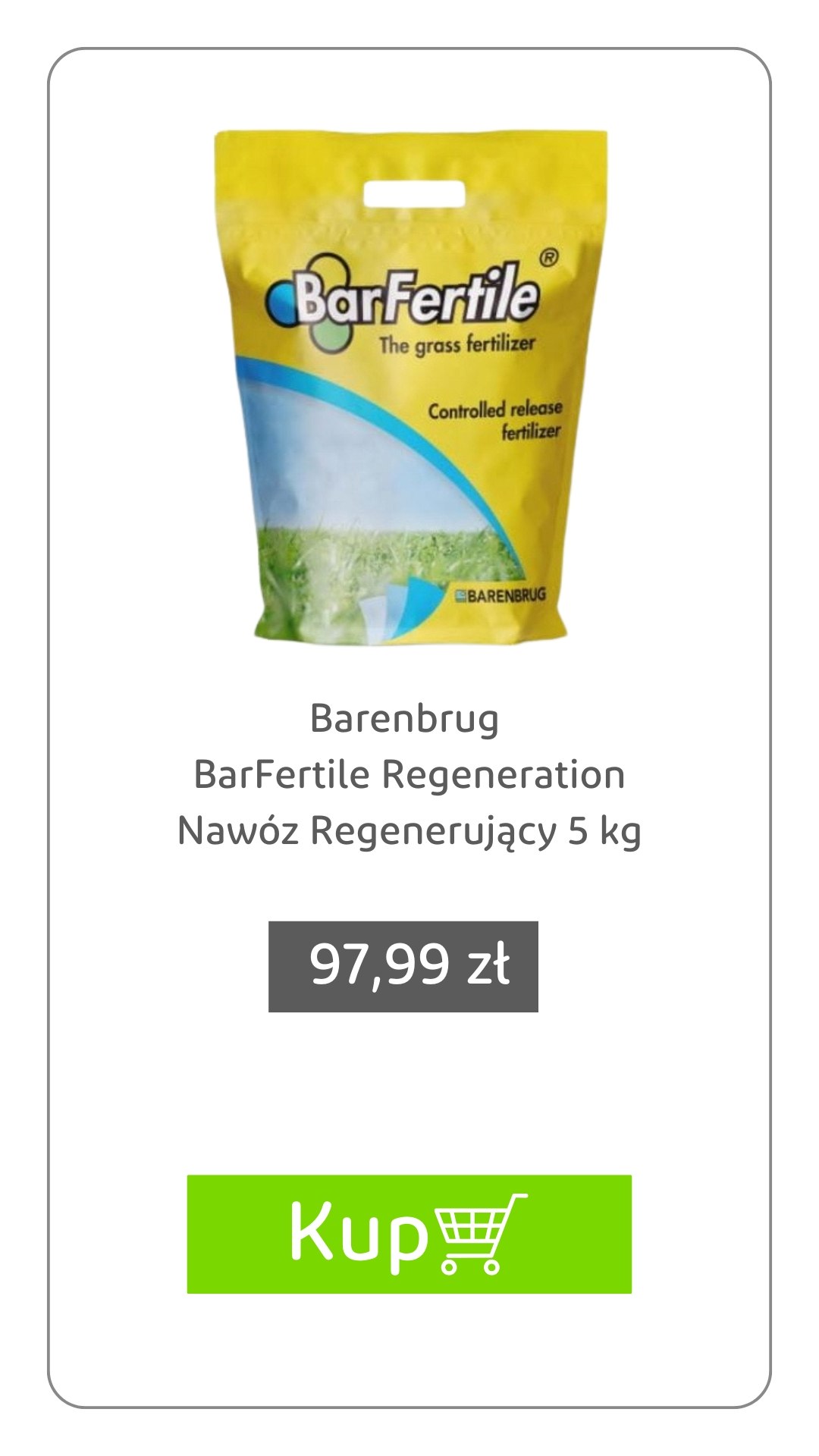 Barenbrug Nawóz Regeneracyjny BarFertile Regeneration