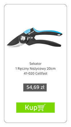 Sekator 1 Ręczny Nożycowy 20cm 41-020 Energo Cellfast