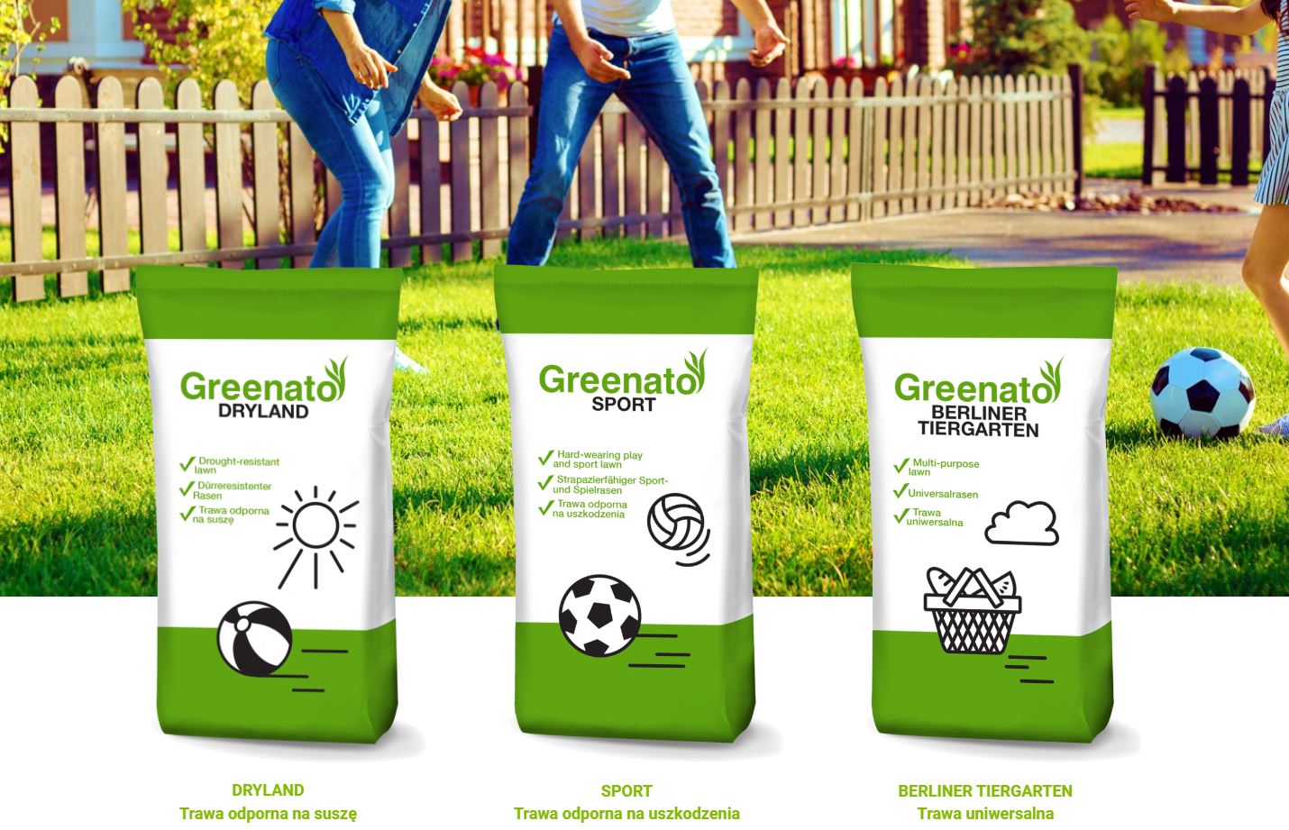 Trawa Greenato produkty